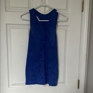 Lole Blue Racerback Tank Top